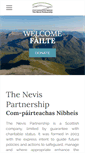 Mobile Screenshot of nevispartnership.co.uk